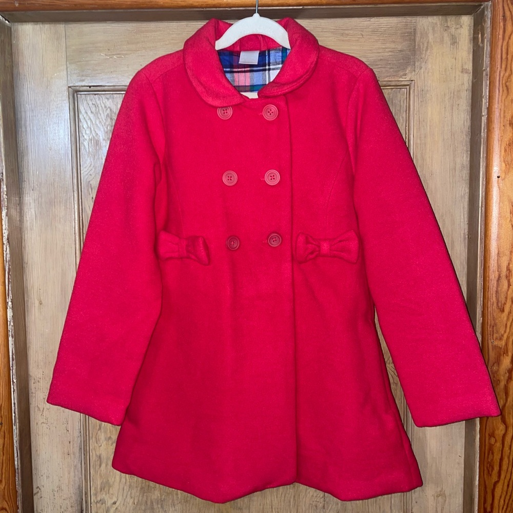 Gymboree Bright Red Pea Coat for Kids